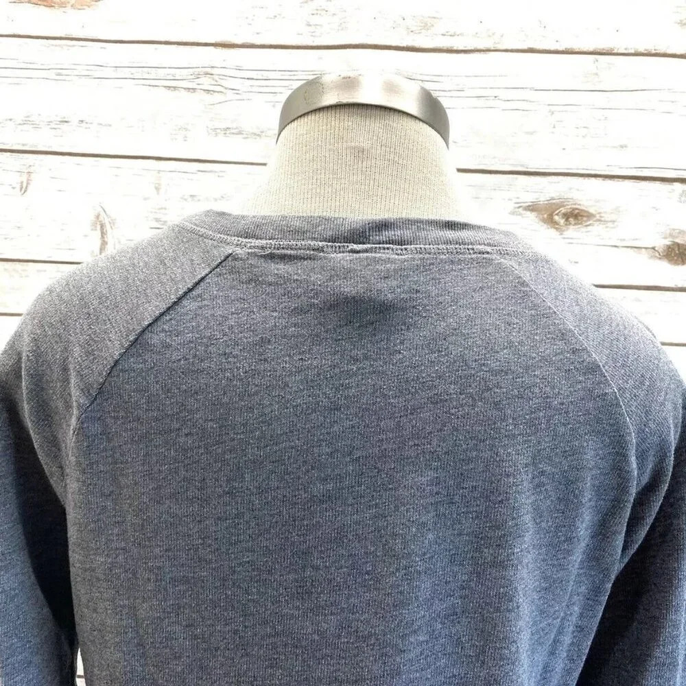 H&M Women Pull Over Crew Neck Gray Casual Sweatshirt Size Small - Picture 10 of 12